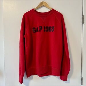 GAP 1969 Red Sweatshirt